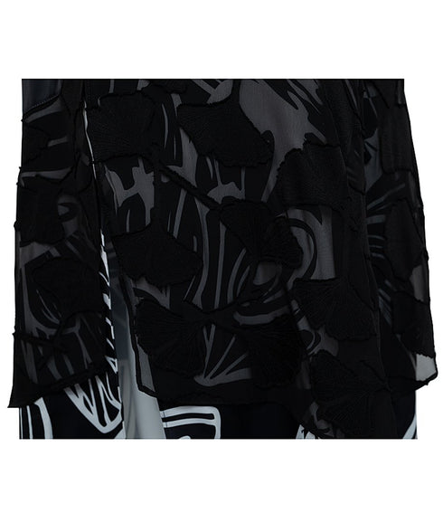 Butterfly Layered Mesh Skirt